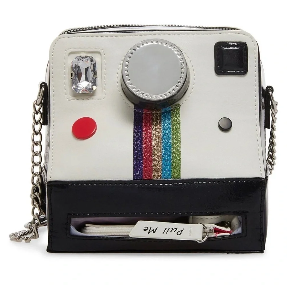 NWT Betsey Johnson Kitsch Oh Snap Crossbody Bag Polaroid Camera BJ32965N